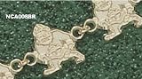 North Carolina A&T Bulldog 1/2 Bracelet 7.5 -Choose From 14K Gold 10K Gold or Stainless Steel