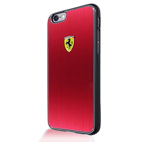 FERRARI Cell Case for iPhone 6/6S - Retail Packaging - Red/Red