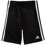 adidas Boys 2-7 Basic Mesh Short, Black, 7 adidas Boys 2-7 Basic Mesh Short, Black, 7