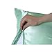 Sweet Dreams Luxury Satin Pillowcase with Zipper, King Size, White (Silky Satin Pillow Case for Hair) By Shop Bedding