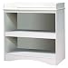 Baby : South Shore Peak-a-Boo Changing Table with Open Storage Space in Pure White