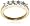 14k Yellow Gold 5-Stone Diamond Ring (1 cttw, H Color, SI2 Clarity), Size 6