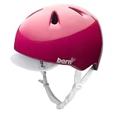 Bern Nina Summer Gloss Adjustable Helmet with Visor, Purple