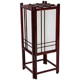 Best Simple Good Gifts 2010 Her Him - 18" Double Cross Japanese Electric Shoji Lantern - Black, Honey, Natural Pine, Cherry