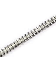 14K White Gold Diamond Bracelet