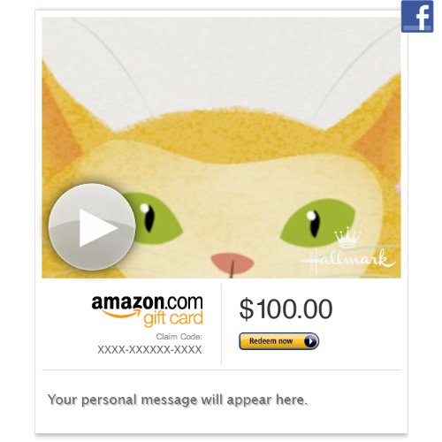 amazon gift card facebook purr fect birthday animated amazon gift card ...