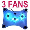 Laptop Notebook Cool Pad w/ 3 Fans
