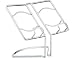 Master Class Chrome Wire Deluxe Cook Book Stand, Sleeved