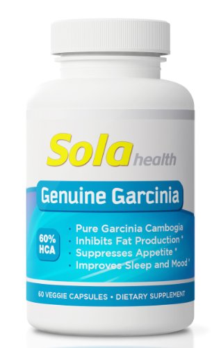 Garcinia Cambogia for Weight Loss - 60% HCA, 1,000 Mg Per Serving, 60 Vegetarian Capsules. Lose Belly Fat Naturally and Block New Fat Storage with 100% Pure Garcinia Cambogia Extract Appetite Suppressant and Fat Burner for Men and Women.