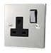 Kitchen & Housewares : POLISHED CHROME 1 GANG 13 AMP SWITCHED SOCKET C409PCB