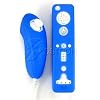 Fosmon Nintendo Wii Remote and Nunchuck Safe-Grip Silicone Skin Case (Navy Blue)