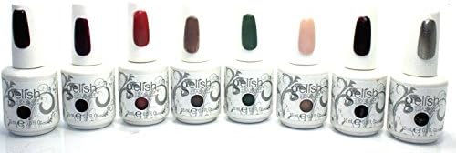 Set of 8 Harmony Gelish URBAN COWGIRL Collection Soak Off Gel Nail Polish .5 oz