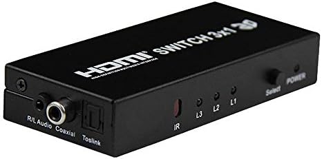 3x1 is a HDMI/MHL switch support 4Kx2k,1080P,3D.the HDMI Switch switcher with with two way digital audio output (optical fiber and coaxial) and 3.5mm headphone output