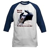 Beardie Agility 2 Dogs Baseball Jersey by CafePress