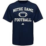 Notre Dame Fighting Irish adidas Navy Notre Dame Football T-Shirt