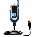 Classic Straight USB Cable for the LG UX390 with Power Hot Sync and Charge capabilities - Gomadic Brand w/ TipExchange Technology