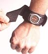 Extra Long Black Covered Watchband Raine, Inc.
