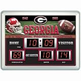 Georgia Bulldogs UGA NCAA 14" X 19" Scoreboard Clock