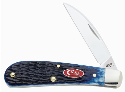 Case Cutlery 7058 Case Sway Back Gent Pocket Knife with Stainless Steel Blade Navy Blue Bone Case Cutlery 7058 Case Sway Back Gent Pocket Knife with Stainless Steel Blade Navy Blue Bone