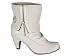 MUSTANG Weiße Stiefeletten Damenschuhe Markenschuhe Stiefel Schuhe - weiss