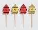 FireFighter Pick Candle 4pc