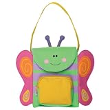 Stephen Joseph SJ4225 Snack Sac Soft-Sided Lunch Bag for Kids, Butterfly