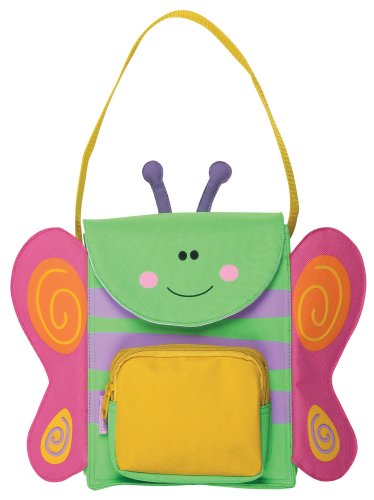 Stephen Joseph SJ4225 Snack Sac Soft-Sided Lunch Bag for Kids, Butterfly