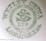 Click for more about Wetley Sampson Smith Russet Green Black 7.25 inch Plate - sampson smith.