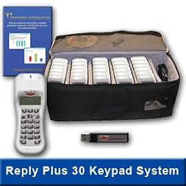 Keypoint Interactive Audience Response System with 30 Reply Plus Keypads