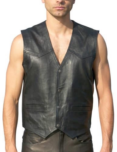 Germas 732.01-3XL Lederweste \"Soft\" Gro&szlig;e 3XL, schwarz Preisvergleich