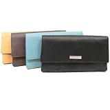 Kenneth Cole Genuine Leather Flap Clutch Wallet