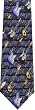 Guitars Blue Diagonal New Novelty Tie