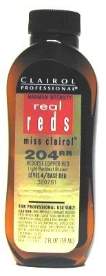 Miss Clairol #204RR Reddest Copper Red