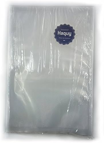 Haquy 100pcs 8" x 12" Vacuum Food Sealer Storage Saver Freezer Bags Vacuum Seal bag (100)
