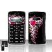New Pink Heart Vine Gothic Rubber Design Lg Vx9100 Env2 Envy 2 Snap on Cell Phone Cas...