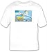 T-shirt with deer, running, Asia, elk, park, water, tourist, pool, zoo, India, animal
