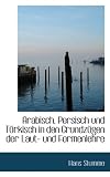 Produkt-Bild: Arabisch, Persisch Und T Rkisch in Den Grundz Gen Der Laut- Und Formenlehre