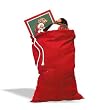 Velvet Santa Toy Bag