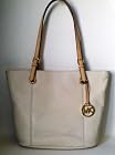 Michael Kors Jet Set Large Soft Leather Vanilla Tote