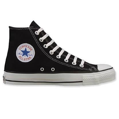 Converse All Star Hi Top - 9 Uk - Black - Fabric