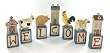 Welcome Animal Blocks Pig Cow Sheep Country Statue