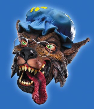 Click here to buy Big Bad Wolf Deluxe Latex Mask Adult by DISGUISE.