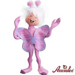 9" Pink Spring Elf By Annalee