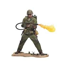 Marine Infantry Call of Duty World at War Marine Corps with Flamethrower- Battle Of Peleliu Figure