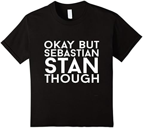Kids Sebastian Stan Shirt 6 Black