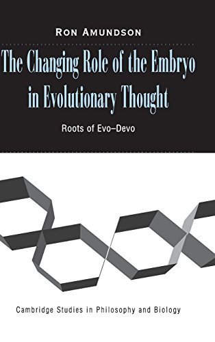 The Changing Role of the Embryo in Evolutionary Thought: Roots of Evo-Devo (Cambridge Studies in Philosophy and Biology) by Ron Amundson (2005-03-14)