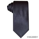 Edle Designer Krawatte von Mailando, schwarz