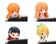 ソードアート・オンライン イヤホンジャックフィギュア 4種セット ( ノンスケール イヤホンジャックフィギュアアクセサリー イヤホンジャックホルダー付属)