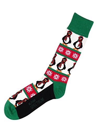 Alfani Holiday Print Socks Green One Size
