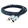 Fisual Install Series 2 x Phono to 2 x Phono Cable - 2m